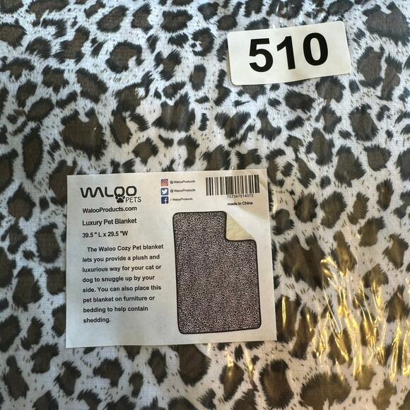 Pet Blanket Animal Print Cat Dog Soft Pad Protect Furniture Bedding New Waloo - Picture 8 of 8